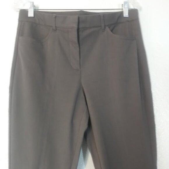 Isaac Mizrahi Live! women's size 10P gray pants - Picture 2 of 12